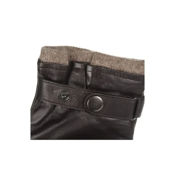 Guy Laroche 98954 Καφέ Ανδρικά Δερμάτινα Γάντια Ανδρικά Γάντια 5