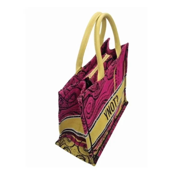 Y Not? ENE-001S3 Γυναικεία Τσάντα Shopper Ώμου Φούξια Γυναικείες τσάντες 8