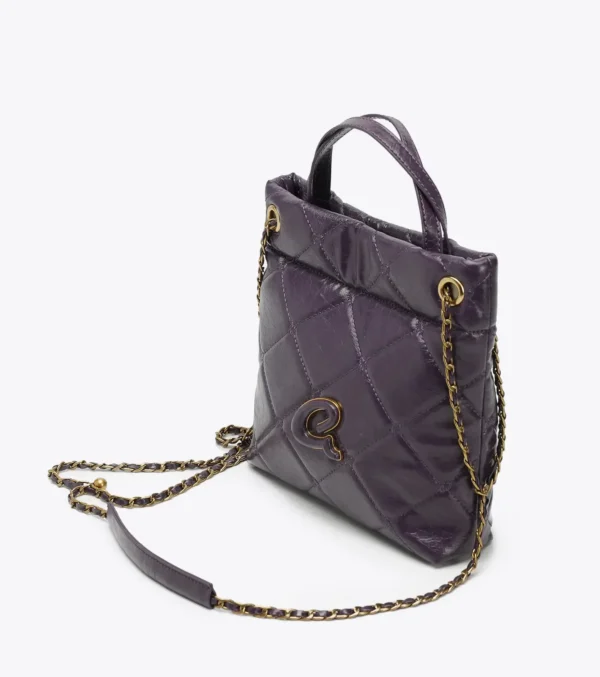 AXEL ΤΣΑΝΤΑ ΧΕΙΡΟΣ/ΧΙΑΣΤΙ 1020-0775 PLUM Γυναικεία Τσάντα Χειρός 5