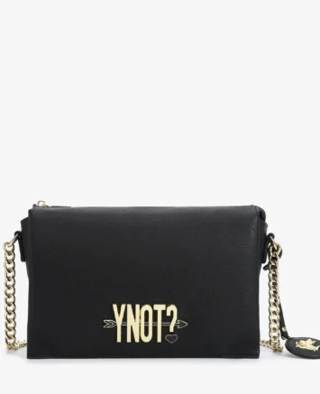 YNOT? ΤΣΑΝΤΑ ΙΤΑΛΙΑΣ ART.LVS-004S4 ΜΑΥΡΟ Τσάντες ώμου