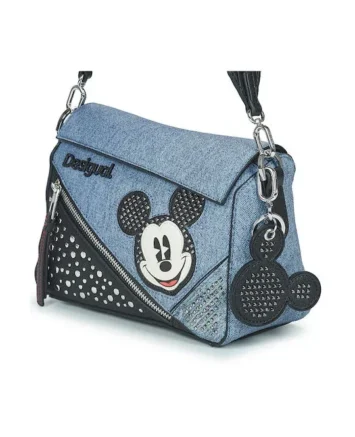 Desigual Mickey Γυναικεία Τσάντα Ώμου Μπλε 24WAXP85-5008