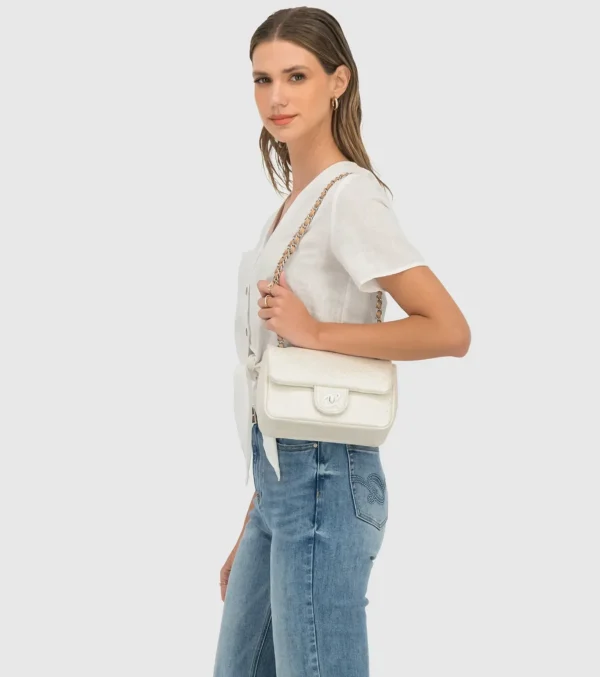 AΧΕΛ ΤΣΑΝΤΑ ΩΜΟΥ/ΧΙΑΣΤΙ 1020-0897 WHITE Γυναικείες τσάντες 7