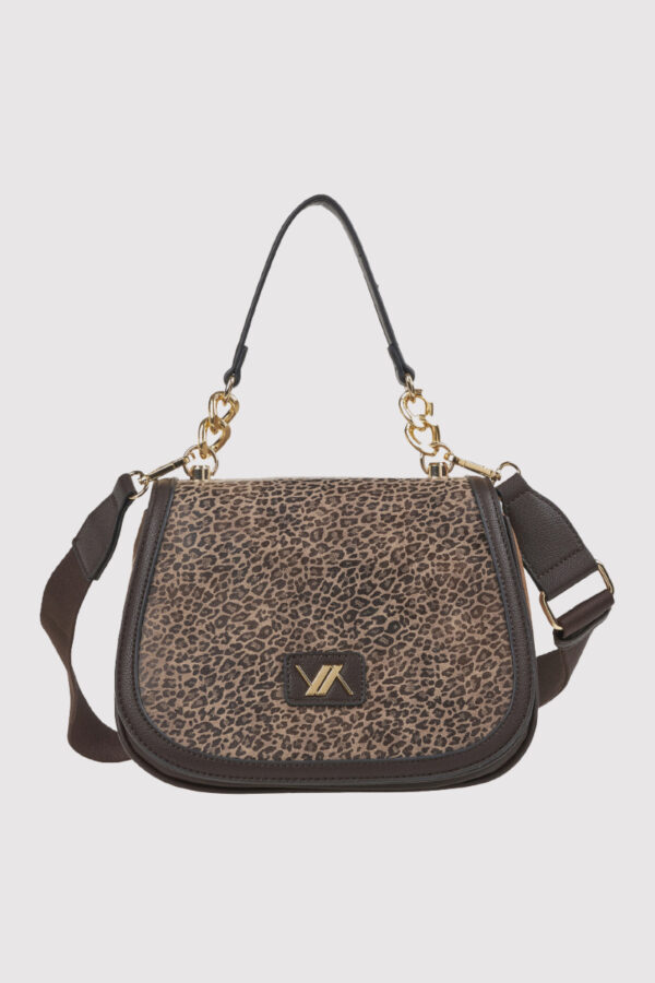 VERDE ΓΥΝΑΙΚΕΙΑ ΤΣΑΝΤΑ ΧΙΑΣΤΙ 16-0008176  ANIMAL PRINT ΚΑΦΕ Νέες Αφίξεις 3