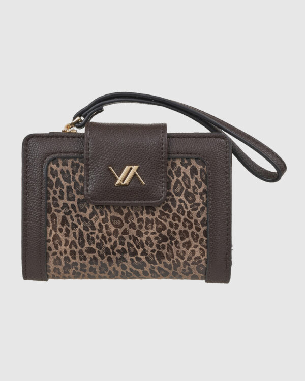 VERDE ΓΥΝΑΙΚΕΙΟ ΠΟΡΤΟΦΟΛΙ 18-0001547 ΑΣ ANIMAL PRINT ΚΑΦΕ Νέες Αφίξεις 3