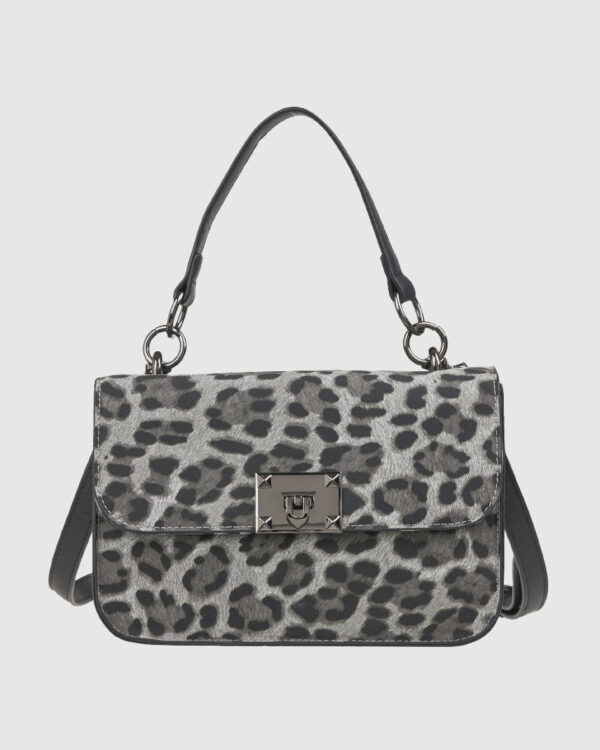 VERDE ΓΥΝΑΙΚΕΙΑ ΤΣΑΝΤΑ ΧΙΑΣΤΙ 16-0008184 ANIMAL PRINT ΜΑΥΡΟ Γυναικείες τσάντες 23