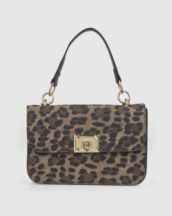 VERDE ΓΥΝΑΙΚΕΙΑ ΤΣΑΝΤΑ ΧΙΑΣΤΙ 16-0008184 ANIMAL PRINT ΚΑΦΕ Γυναικείες τσάντες 29