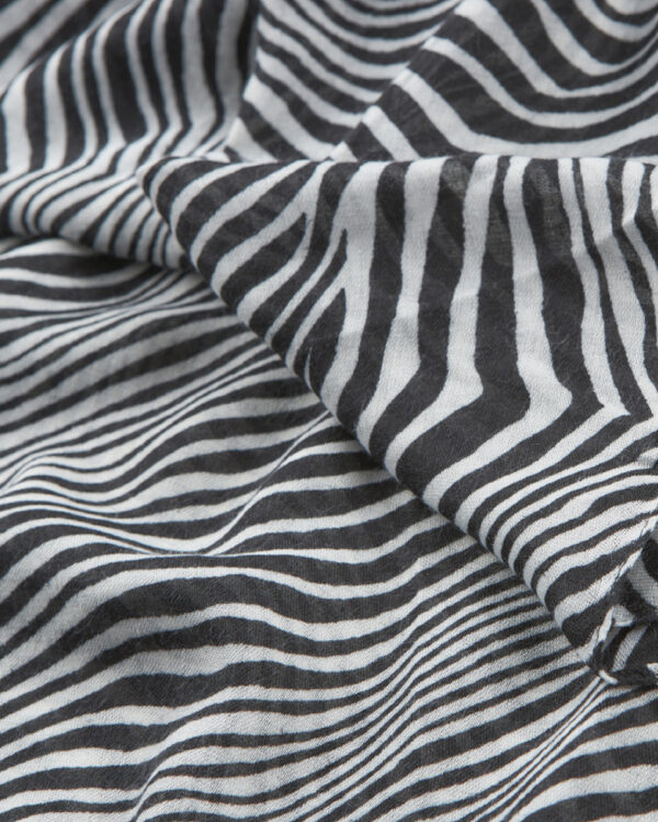 VERDE ΓΥΝΑΙΚΕΙΑ ΕΣΑΡΠΑ 03-0002529 ANIMAL PRINT ΜΑΥΡΟ Αξεσουάρ Μόδας 4