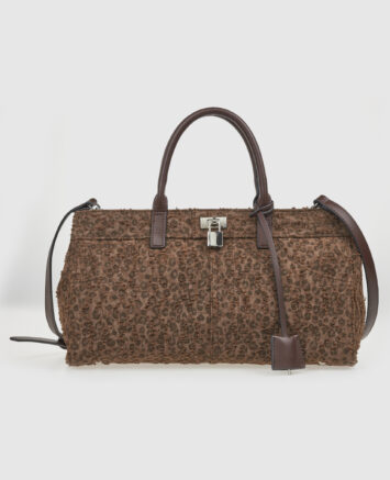 VERDE ΓΥΝΑΙΚΕΙΑ ΤΣΑΝΤΑ ΧΕΙΡΟΣ 16-0008237  ΚΙΝ ANIMAL PRINT Γυναικεία Τσάντα Χειρός