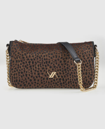 VERDE ΓΥΝΑΙΚΕΙΑ ΤΣΑΝΤΑ ΧΙΑΣΤΙ 16-0008264 ANIMAL PRINT ΚΑΦΕ Γυναικείες τσάντες