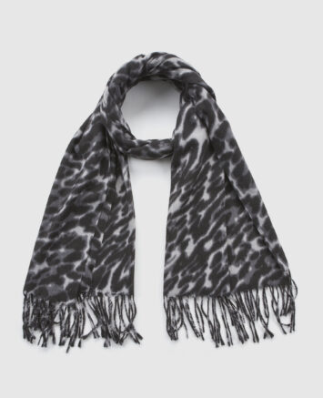 VERDE ΓΥΝΑΙΚΕΙΟ ΚΑΣΚΟΛ 06-0001331 ANIMAL PRINT ΜΑΥΡΟ Αξεσουάρ Μόδας