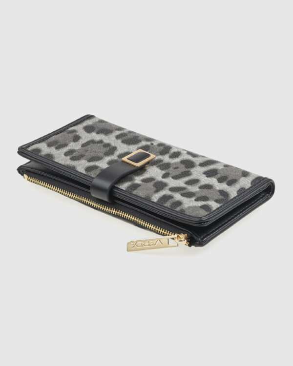 VERDE ΓΥΝΑΙΚΕΙΟ ΠΟΡΤΟΦΟΛΙ 18-0001559 ANIMAL PRINT ΜΑΥΡΟ Νέες Αφίξεις 4