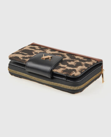 VERDE ΓΥΝΑΙΚΕΙΟ ΠΟΡΤΟΦΟΛΙ 18-0001572 ANIMAL PRINT ΚΑΦΕ